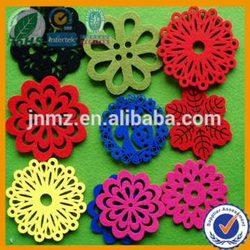 Laser cut fabric flowers