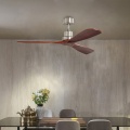 Solid wood ceiling fan with 3 fan blades