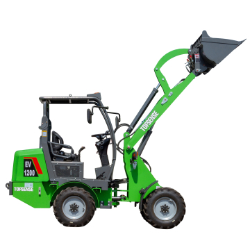 Topsense Mucking Front End Mini Wheel Loader: Agricultural Telehandler &amp; Backhoe Equipment 2024