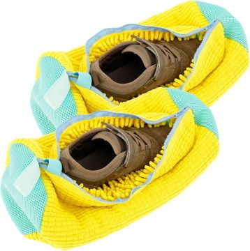 High Quality Chenille 360 Angle Shoe Washing Bags - 2 Pack