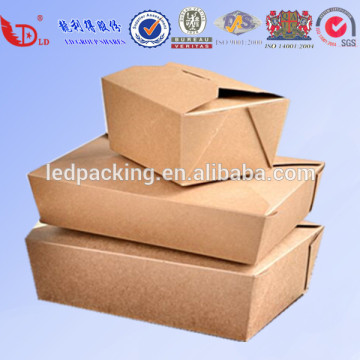 high quality cardboard paper lunch packing food box