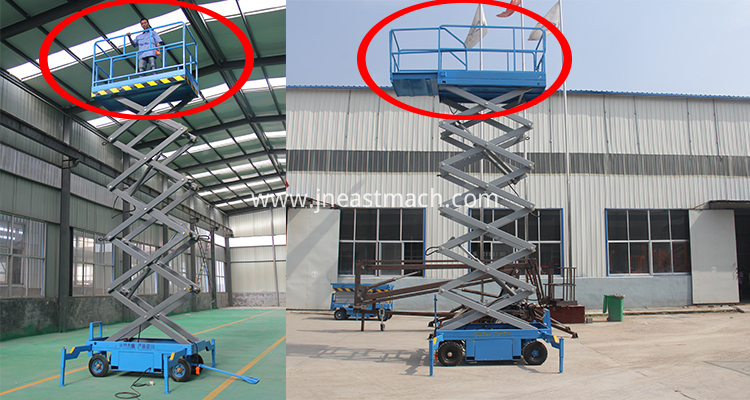 300kg 500kg 1000kg Capacity Electric Scissor Lift Platform Four Wheel Lifter 300kg 500kg 1000kg Capacity Electric Scissor Lift Platform Four Wheel Lifter