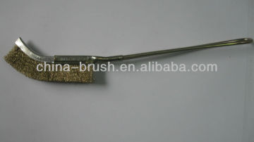 steel wire knife brush metal handle for cleaning