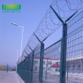 Airport Fence with razor wire