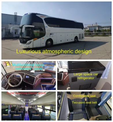Right hand drive bus luxury coach 51 seats coach bus