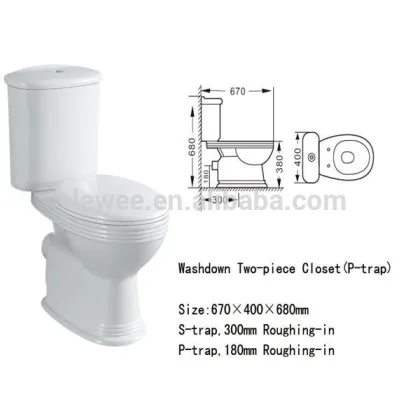 Two-piece ceramic american standard toilets