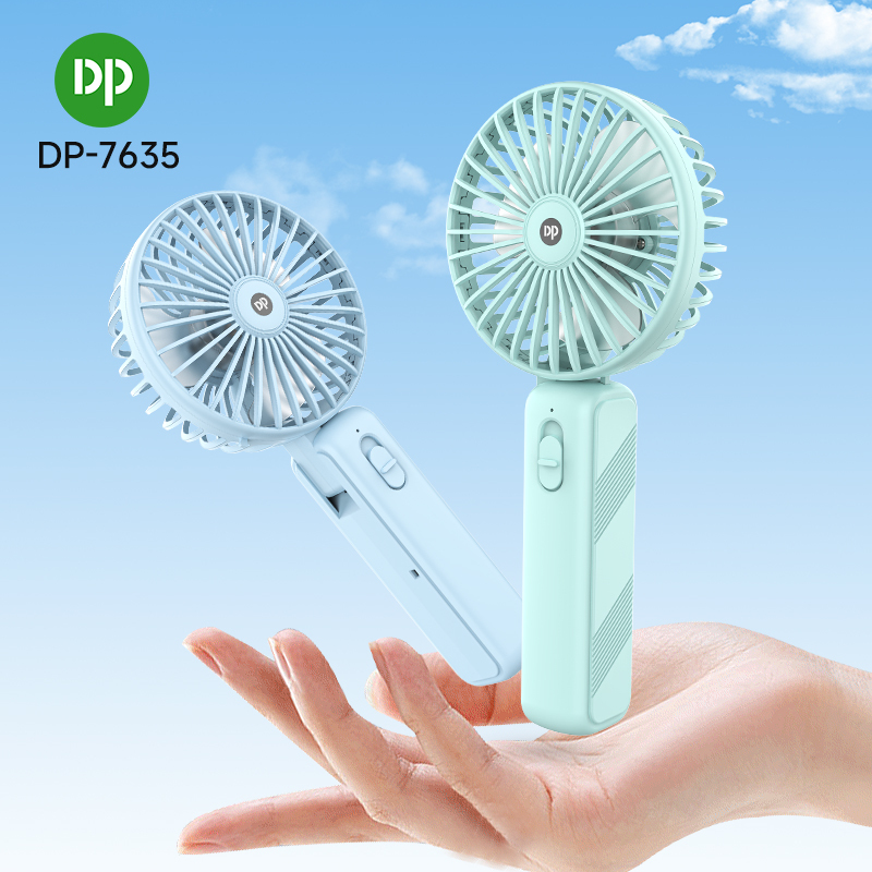 Office Noiseless Portable Folding Mini Desk Rechargeable Fan