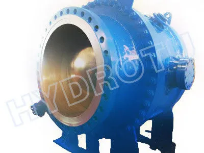 Dn300 - 2600 Mm Hydraulic Counter Weight Spherical Valve / Flanged Globe Valve For Hydropower Station