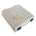 2 Ports Fiber Optic Faceplate