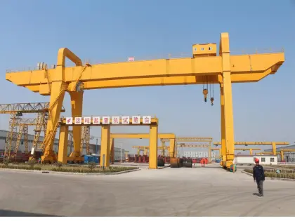 Heavy construction electric goliath gantry crane drawing