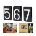 Solar Number Door Plate Lighting Outdoor