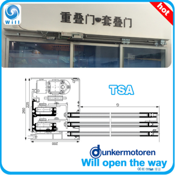 Tsa 6 Movable Wings Telescopic Sliding Doors