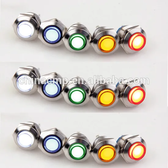 Auto Factory Export 200pcs,12mm ,Dome Amber Signal Led Lamp ,12V Wires Lead, Metal Waterproof IP67 Pilot Indicator Light