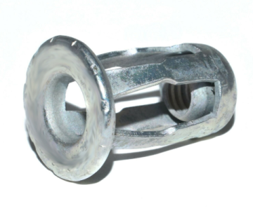 Zinc Plated Steel Threaded Inserts: Nutserts, Molly Bolts, Jack Rivets, and Knurled Rivet Nuts