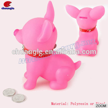 Kids Plastic Money Box , OEM Soft PVC Saving Bank , Vinyl Coin Bank
