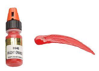 Sterile Orange Permanent Makeup Pigments , Permanent Cosmet