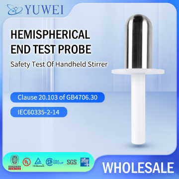 IEC60335-2-14 ENÇÃO HEMISPHERical da sonda de teste para teste de interruptor portátil