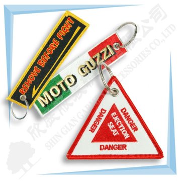 embroidered keychain