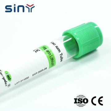 8ml Lithium Heparin Tube để thu thập máu