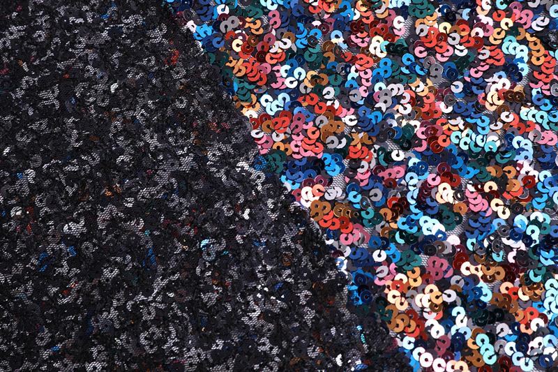 5mm Sequin Embroidery Fabric