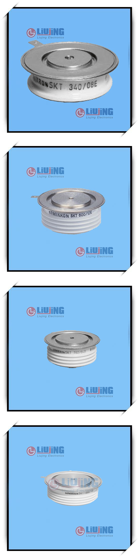 Semikron Capsule Disc Thyristor SCR (SKT600)