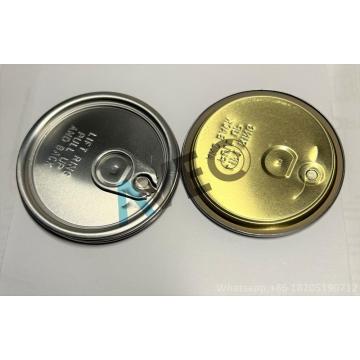 Dry powder can aluminun EOE with pull ring