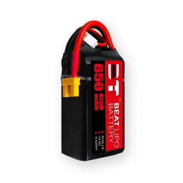650mAh 4S/6S 95C LiPo Battery for FPV Race Drones and FPV Airplanes