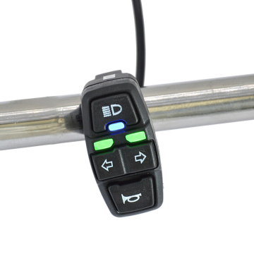 3-in-1-Motorrad-Scheinwerfer, Horn- und Blinkerregelschalter für Roller und elektrische Fahrräder