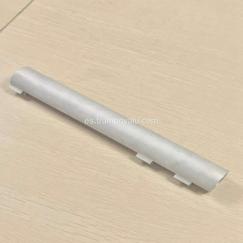 Tubo de tubo ranurado de aluminio anodizado 6063