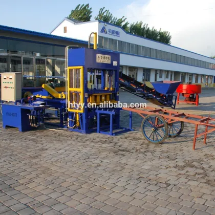 HT QT4-15 Manual construction cement brick making machinery
