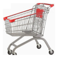 Metal Mesh Wire European Style Shopping Cart