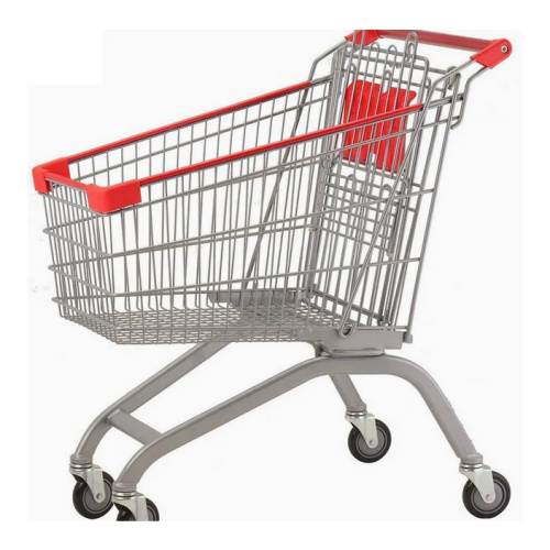 Metal Mesh Wire European Style Shopping Cart