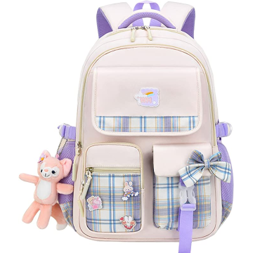 Sac à dos de papillon filles avec dessin animé accessoires kawaii