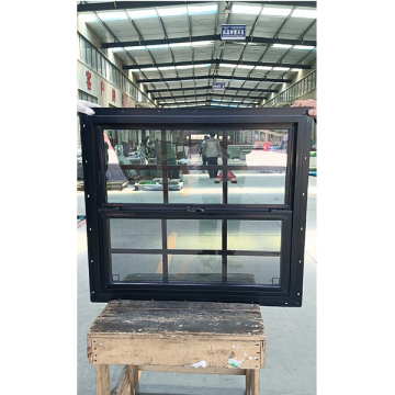 WEIKA UPVC Double-Glazed Black Single Hung Window