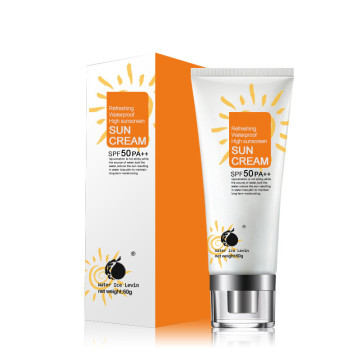 Private Label SPF 50 Waterproof Sunscreen Cream with High UV Protection