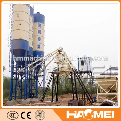 Random Color Concrete Mixing Station HZS25