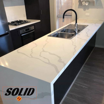 Polished Composite Acrylic Solid Surface Reception Desk and Kitchen Counter Tops