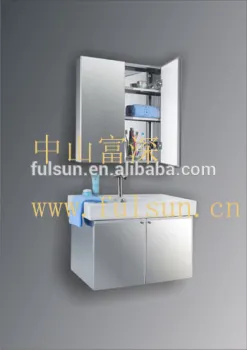Modern Wall Mounted Bathroom Ceramic Hand Wash Basin Mirror Vanity Cabinet Furniture