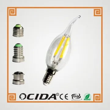 led filament lamp E14/E12/E17/E27/E26/B22