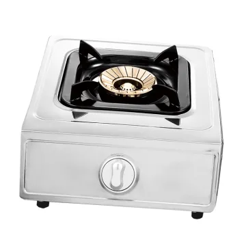 Single Burner Gas Burner Stove Household Kitchen Appliance Stainless Steel Desktop Gas Stove
