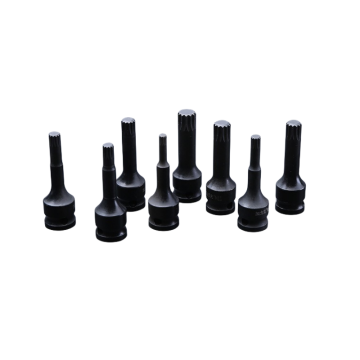 1/2 Inch Impact Triple Socket Bit 12-Angle Airgun Screwdriver Bit Pneumatic Electric Screwdriver Bit Automotive Tool