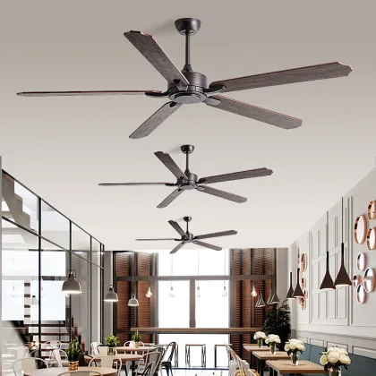 National Style Home Appliances Decorative Ceiling Fan for Living Room/Restaurant Without Light