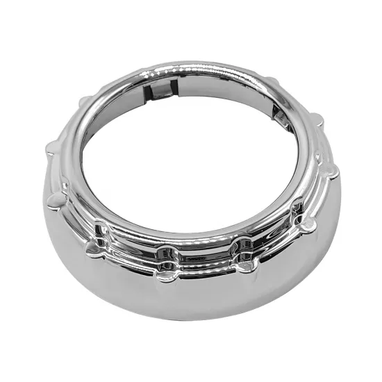 TAOCHIS 3.0 Inches C Type Chrome Headlight Projector Lens with No Angel Eyes Holes