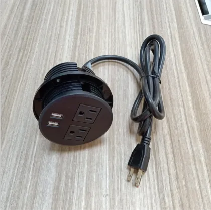 Black Multi-purpose USB Socket