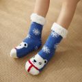 Women sweater Warm Plush Fleece Lining slipper socks