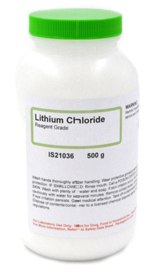 Physikalischer Zustand von Lithiumchlorid