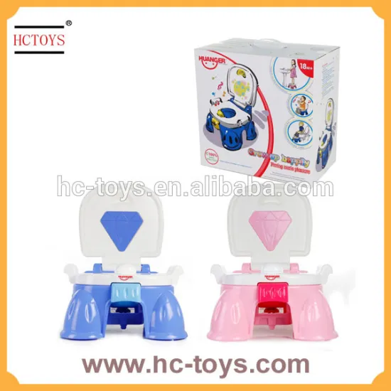 HC070493 Baby Toilet Seat with music kid toys baby toys ECO-Friendly Plastic metarial