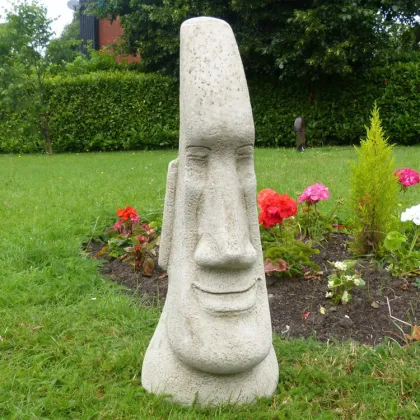 Garden Decoration Large Easter Island Stone Moai Statue