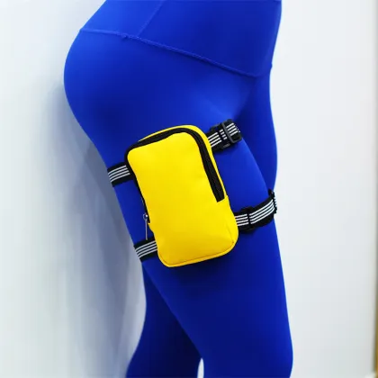 Black Waterproof Outdoor Waist Pouch Leg Bag
