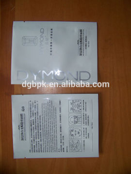white color empty bags for cosmetics